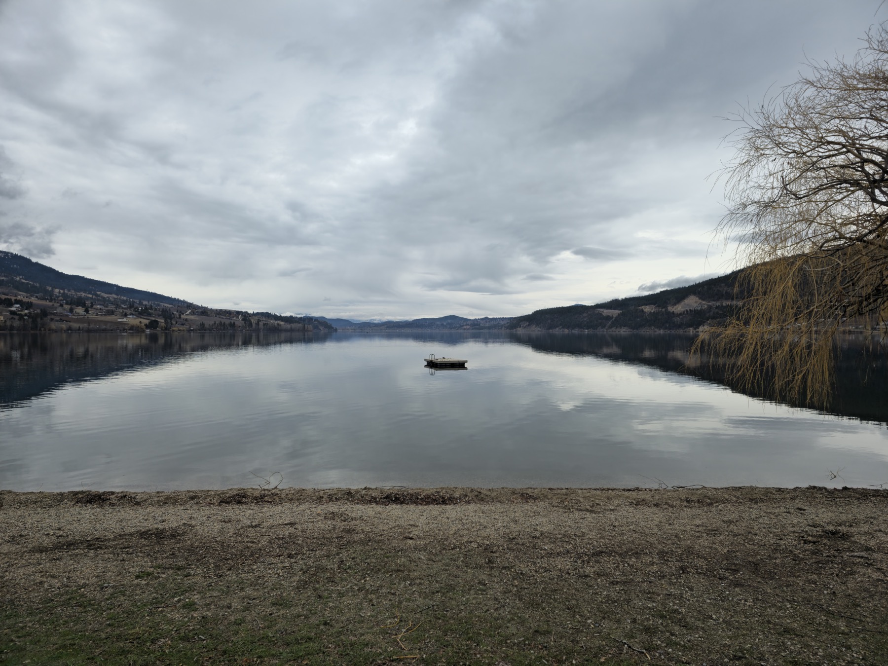 Wood Lake seen from Oyama in Lake Country