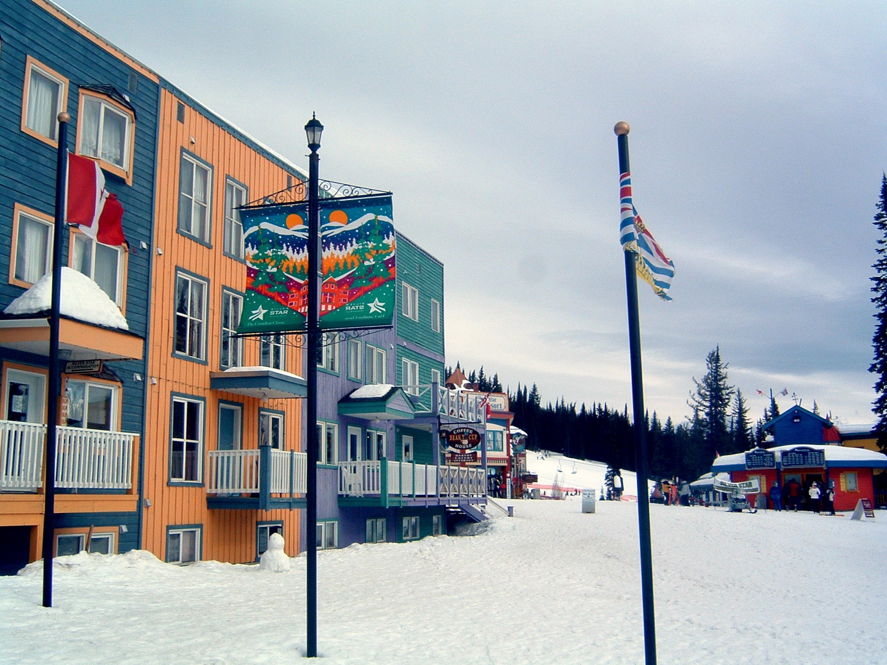 Silver Star village in winter
